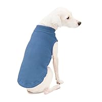 Gooby - Stretch Fleece Vest, Pullover Fleece Vest Jacket Sweater for Dogs, Steel Blue, 2X-Large