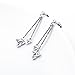 925 Sterling Silver Cubic Zirconia Good Luck Irish Celtic Knot Dangle Earrings for Teen Girls