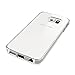 Galaxy S6 Edge Case Clear, LUVVITT [ClearView] Hybrid Scratch Resistant Back Cover with Shock Absorbing Bumper for Samsung Galaxy S6 Edge - Crystal Clear