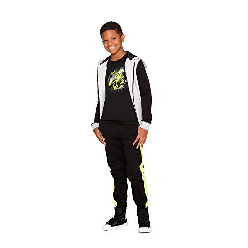 French Toast Baby Boys' Mesh Fleece Jogger, Black, 12M