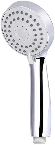 KASUNY High Pressure Handheld Shower Head Suit for Low Water Pressure Condition with Strong Massage Shower Spray Teflon Tape Included Chrome