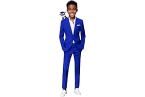 Black n Bianco Boys' First Class Slim Fit Suits Lightweight Style. Presented by Baby Muffin