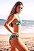 Cupshe Fashion Women's Forest Leaves Printing Tank Padding Bikini Set (L), Multicolor