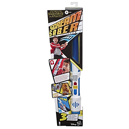 Hasbro Star Wars Scream Saber Lichtschwert Spielzeug, die eigenen Lichtschwert Sounds aufnehmen und battlen, ab 4 Jahren – Bild 6