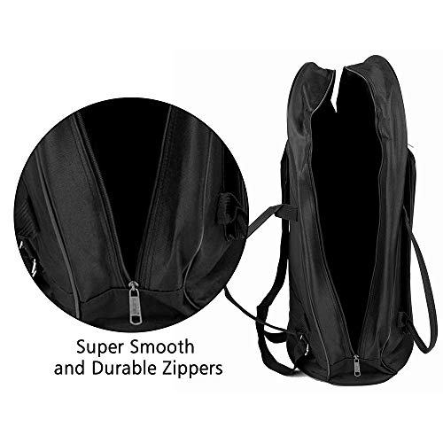 Muslady Euphonium Gig Bag Baritone Case Premium Abrasion Cloth with Straps Large Capacity