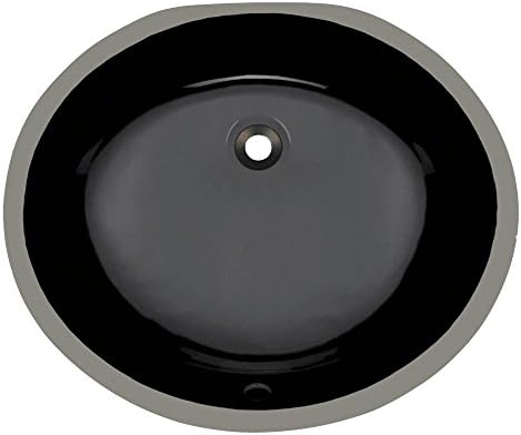 Upmblack Undermount Porcelain Bathroom Sink Sink Only