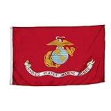 2' x 3' 2x3 FT United States Marine Corps USMC Flag SolarMax Nylon US Made