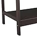 Yaheetech 5-Tier A Frame Wood Ladder Bookshelf Multifunctional Storage Rack Display, Dark Espresso
