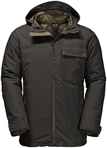 Jack Wolfskin Men's Vernon Jacket, Peat, X-Large