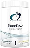 Designs for Health - PurePea Vanilla - Natural Pea Protein Isolate Powder, Vegan + Non-GMO Peas, 1 lb