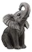 Ebros Ruby The Elephant Sitting Pretty with Trunk Up Large Statue 17