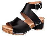 Dansko Womens Minka Leather Open Toe Casual Platform Sandals