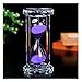 SZAT PRO Hourglass, Sand Timer 30 Min/Mins Hour Glass with Gift Box Package(Purple,Crystal)