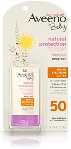 Aveeno Baby Natural Protection Lotion Sunscreen With Broad Spectrum SPF 50, 0.5 oz Per Package