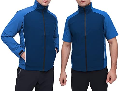 FIT SPACE Waterproof Golf Rain Jacket for Men 20K Performance Lightweight Rain Jackets for All Sports