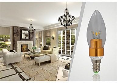 7W E14 650-7003000-3500K Warm White Color LED Candle Style Candle Bulb (85-265V) , warm white