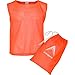 Athllete 12 pcs Duramesh Pinnies/Scrimmage Vest - Kids Youth and Adult Pinnies, Numbered Penny Jerseys for Soccer