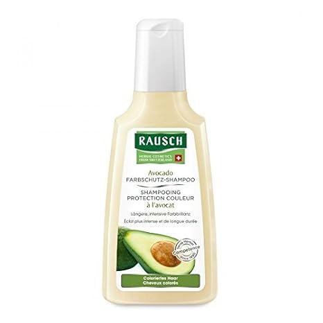 Rausch Avocado Farbschutz-Shampoo (coloriertem Haar verlängerten, intensiven Glanz, ohne Silikone und Parabene - Vegan), 1er 