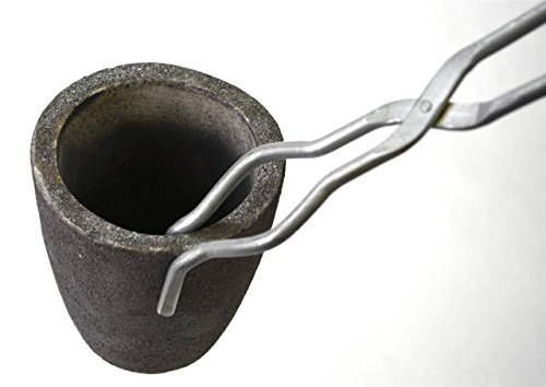 19" Graphite Foundry Crucible Bent Tongs Melting Casting Gold Silver Copper