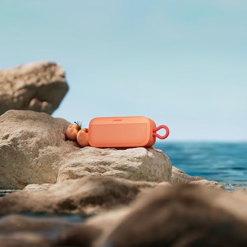 SoundLink Plus: Bluetooth-Boombox, kabelloser Außen-Lautsprecher mit bis zu 20 Stunden Akkulaufzeit, Pfirsichfarbener Sonnenuntergang - Limited Edition