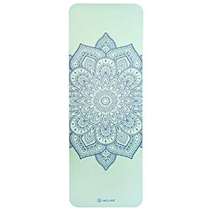 Incline Fit Extra Thick Exercise Mat w/ Carrying Strap – Non Slip & Comfortable Workout Mat For Yoga, Pilates…