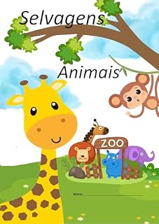 Livro Animais selvagens: colorir e traçar
