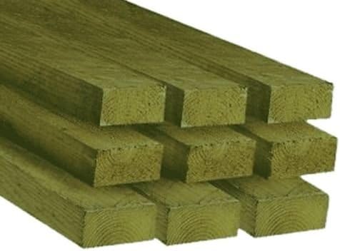 6 X 2 TIMBER (47 X 150MM) C16 SAWN TREATED TIMBER 4.8MTR - PACK OF 8