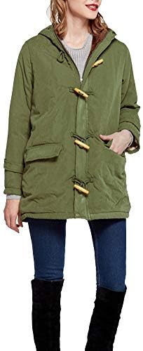 Wintialy Fashion Winter Warm Womens Jacket Hooded Cotton Coat Parka Thicker Outwear