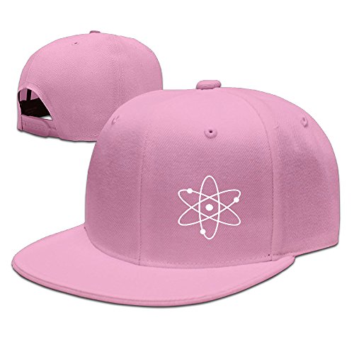 CEDAEI Big Bang Theory Logo Flat Bill Snapback Adjustable Hiking Caps Pink