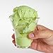 Golden Apple, 9 oz Clear Plastic Sundae Cup 30sets with Dome lids no hole. Disposable Dessert Bowls, Frozen Dessert