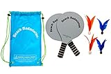Beach Badminton Game With 2 LED And 2 Standard Birdies