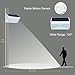 AmaGo Solar Wall Lights - 60 LEDs White Light, 1,300 Lumens, Five-Mode Illumination Via Remote Control, Motion Radar Sensor, Solar Rechargeable, Waterproof, Easy Installation (White Case)