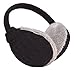 knolee Unisex Knitting EarMuffs Faux Furry Earwarmer Winter Outdoor EarMuffs,Black