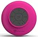 Shower Speaker  : Stalion® Shower Bluetooth Speaker Portable Sound System (Fuschia Pink)[24-Month Warranty] Water Resistant + Suction Cup + Universal Bluetooth 3.0 for ALL devices - iPhone 6, 6 Plus, iPod Touch, iPad Air, iPad Mini, Samsung Galaxy S6 Edge, S5, S4, Google Nexus, Motorola X, Galaxy Tablet, LG G4 G3 Flex