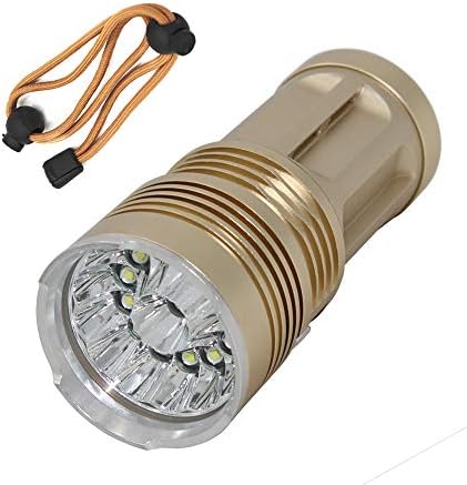 Tactical Flashlight,Whaitfire XM-L T6 14000 Lumens LED 5 Modes Hunting Torch for Outdoor Hiking Camping