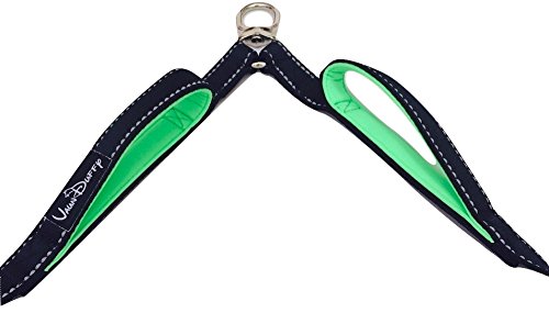 Vaun Duffy Double Dog Leash Coupler with Two Padded Handles, No Tangle Splitter Swivel, Reflective Stitching, 1 Inch Wide, Adjustable 18-24 Inches, Strong Lead for Walking 2 Large or Medium Dogs - Image 8