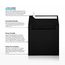 LUX Paper Square Invitation Envelopes for 5 3/4 x 5