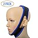 Anti-Snoring Relief Adjustable Chin Jaw Strap Support - Natural and Instant Stop Snoring Solution Sleep Aid (2 sizes INCLUDED)