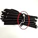 63058 Dajia 25Piece 5mmx9 inch Ball Bungee Canopy Ties tarp Ties Bonus 6pc Mini Bungee Cord
