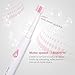 Sonic Electric Rechargeable Toothbrush with Induction Charging Base & 4 Replacement Heads, Deep Clean Electric Waterproof Toothbrush for Sensitive Gum Care