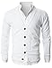 Ohoo Mens Slim Fit Ribbed Knit Cardigan With Pockets