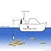 Underwater Night Fishing Light Green Submersible LED Lamp Bait Squid Fish Attracting Snook Light Dock Boat Light 12-24V 20ft Cord