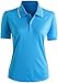 CLOVERY Quick Drying Active Wear Short Sleeve 2-Button Polo Shirt Aqua Medium
