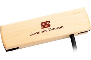 Seymour Duncan SA-3SC Woody SC Acoustic Soundhole Pickup - Magnetic Single Coil Pickup for Standard Steel String Acoustic Guitars - Maple