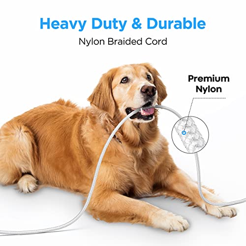 etguuds White USB C Cable 3ft, 2-Pack USB to USB C Cable 3A Fast Charging Type C Cable Braided Data Cord for iPhone 17/16/15 Pro Max Plus, for Samsung Galaxy S26 S25 S24 S23 S22 Note 20, Pixel Moto