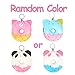 Slow Rising Jumbo SQUISHIES SET PACK of 7 - Cat Bear Donuts, Frappuccino, Popcorn， Ice Cream X2 & Donuts X2, Kawaii Squishy Toys or Stress Relief Toys PLUS BONUS Sticker Come With the Squishy for Gift