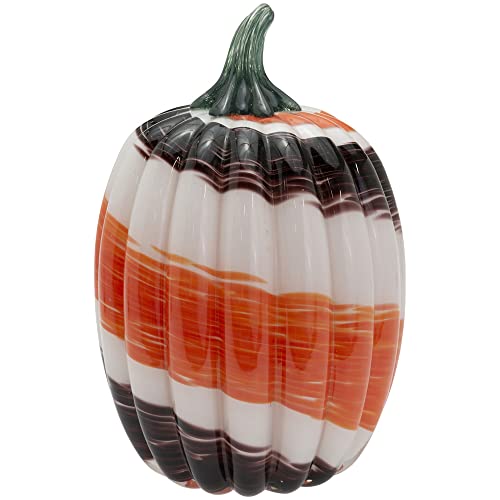Boston International Glass Pumpkin Fall Autumn Harvest Thanksgiving Tabletop De…