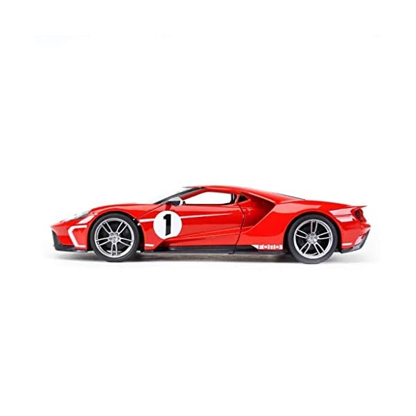 NYDZDM Modellauto 1:18 Ford GT Simulation Legierung Druckguss Spielzeug Schmuck Sportwagen Kollektion Schmuck 26,4 x 12… – Bild 5