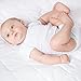 Crib Mattress Pee Protector - BabyBubz Waterproof Pad Cover - 4 Ply Natural Organic Cotton Fiber - Fitted, Soft, Breathable, Non-Toxic, Hypoallergenic for Baby, Infant, Toddler