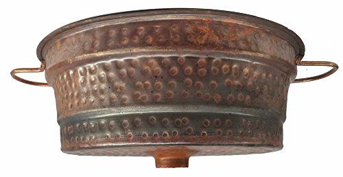 Egypt gift shops Dark Matte Patinated Vessel Natural Copper Bathroom Handles Sink Toilet Lavatory Basin